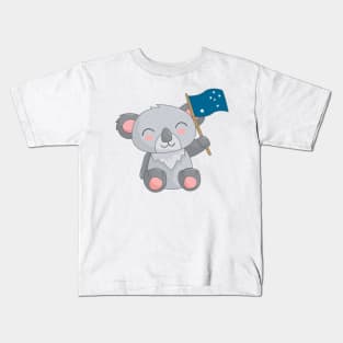 Cartoon Cute Bear Art Print Kids T-Shirt